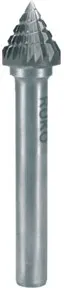 RUKO Hartmetall Frässtift Form J Kegel 60 Grad (KSJ) Durchmesser 3,0 mm L1 min 38 mm