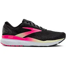 Brooks Ghost 16 Damen Black/Pink/Yellow 38