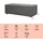 winza outdoor covers Tisch-Schutzhülle 105 x 75 x 225 cm Grau