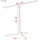 Showgear Microphone Stand - Pro 850-1430 mm, Basisteil aus Metall