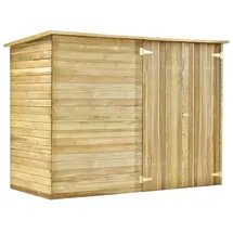 vidaXL Fahrradgarage 232x110x170 cm Kiefernholz Imprägniert - Braun