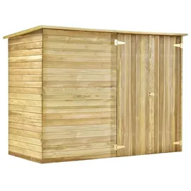 vidaXL Fahrradgarage 232x110x170 cm Kiefernholz Imprägniert - Braun