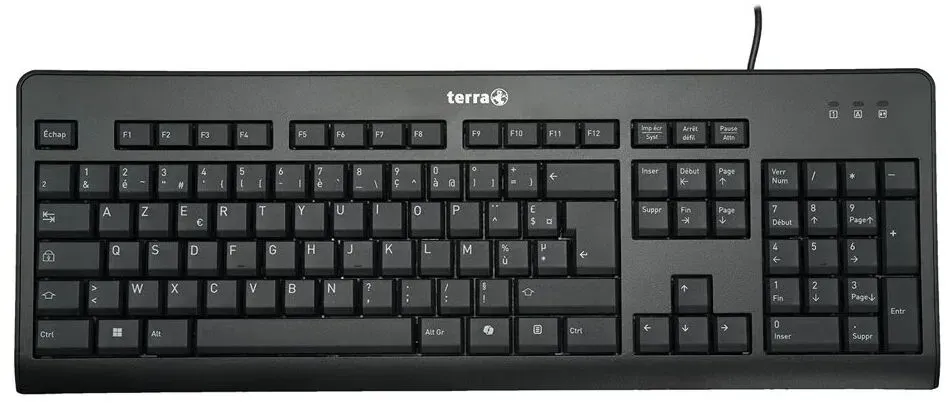 TERRA Keyboard 3500 Corded [FR] USB black/noir baugleich zum Cherry Stream Keyboard JK-8500FR-2