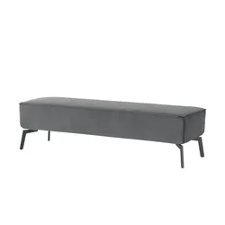 pop Bettbank  Sunset ¦ grau ¦ Maße (cm): B: 152 H: 47 T: 42.0