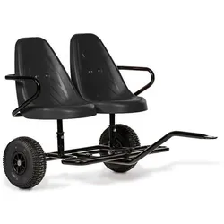 DINO CARS Anhänger XL Zweisitzer schwarz ZUBEHÖR