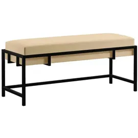 Möbel Kraft Polsterbank Creme 100 x 45 x 35 cm