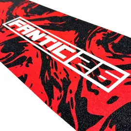 Fantic26 Stunt-Scooter Griptape 58,5cm x 15,5cm Swirl Schwarz/Rot
