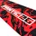 Fantic26 Stunt-Scooter Griptape 58,5cm x 15,5cm Swirl Schwarz/Rot