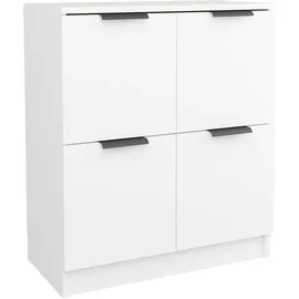 vidaXL Sideboards 2 Stk. Weiß 60x30x70 cm Holzwerkstoff