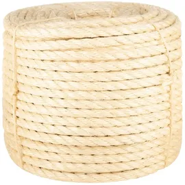 vidaXL Seil 100% Sisal 14 mm 25 m