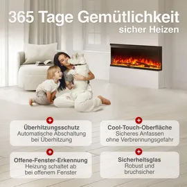 kaminio Elektrokamin LEA schwarz