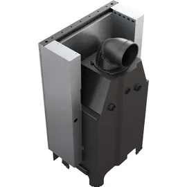 Kratki Kamineinsatz MBZ 13 kW Stahl Schwarz/Abdeckplatte Schwarz