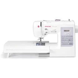 SINGER Nähmaschine "Patchwork 7285Q", grau (weiß, grau), B:37,6cm H:30,1cm T:19,7cm, Nähmaschinen