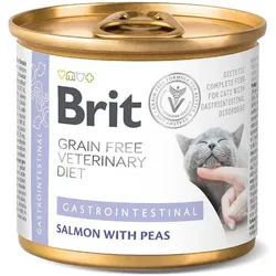 BRIT Veterinary Diet Gastrointestinal Salmon, Pea Katzennassfutter 200 g