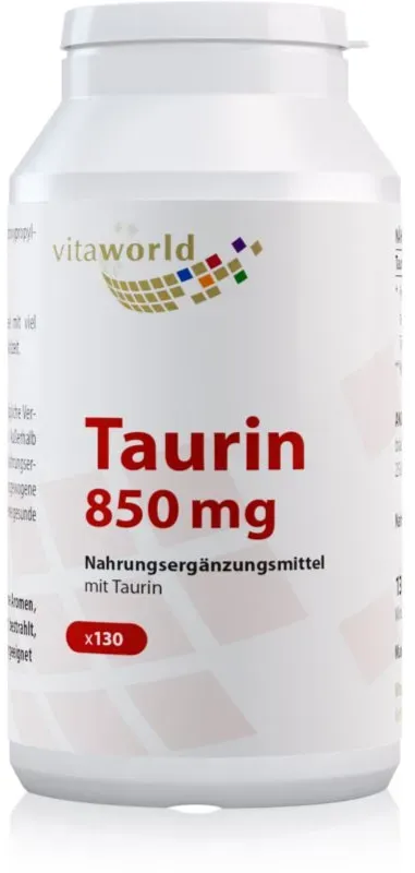 Vita World Taurin 850 mg Kapseln 130 KAP