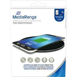 MediaRange kabelloses Ladegerät für Qi-fähige Smartphones mit 15W