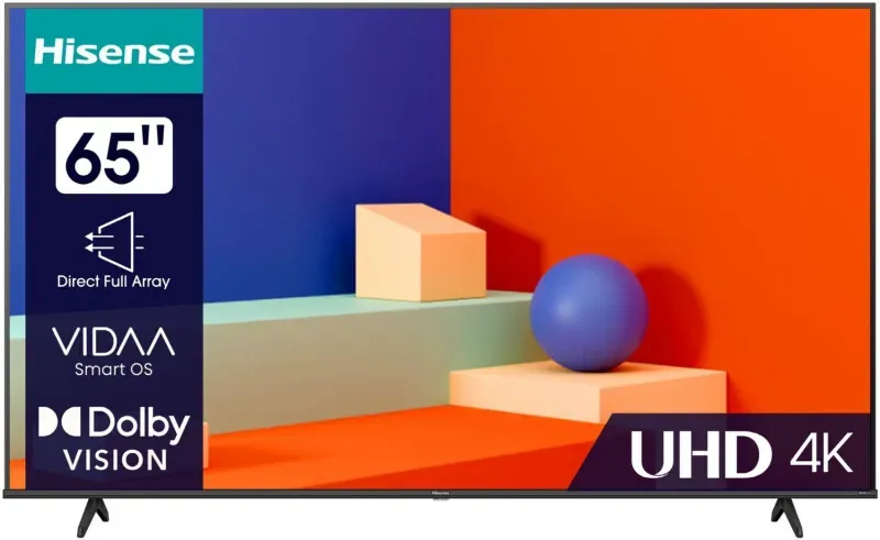 hisense 65a6k 65 zoll 165 cm 4k ultra hd smart tv