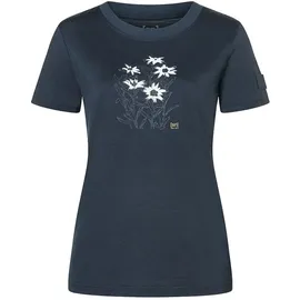 super.natural Edelweiss Bio J T-Shirt blau S