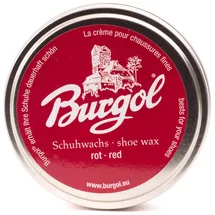 Burgol Schuhwachs - Lederpflege Schuhcreme Rot