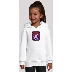 Kapuzenpullover F4NT4STIC "Disney Bösewichte Ursula Meerjungfrau Melodies", Mädchen, Gr. 146/152, weiß, Obermaterial: 65% Baumwolle, 35% Polyester, casual, relaxed fit, Langarm, Pullover, Premium Qualität
