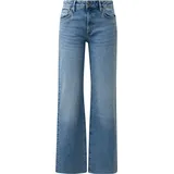QS Jeans Catie / Slim Fit / Mid Rise / Wide Leg / Superstretch - blau - 40/34