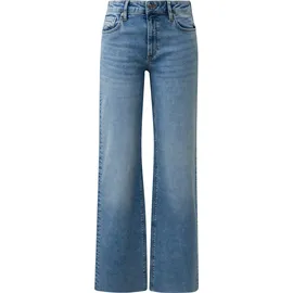 QS Jeans Catie / Slim Fit / Mid Rise / Wide Leg / Superstretch - blau - 40/34