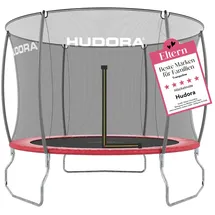 Hudora Fantastic 300V 300 cm inkl. Sicherheitsnetz rot