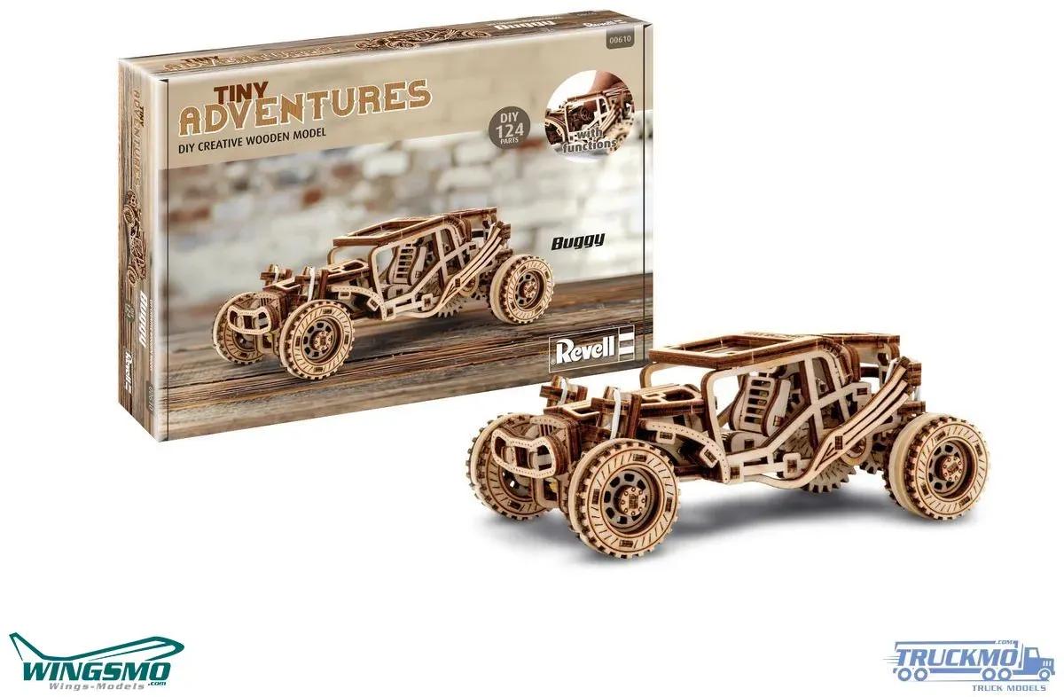Revell Tiny Adventures Buggy Holzfunktionsmodelle 00610
