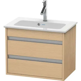 Duravit Ketho Compact 60x38,5cm, Ei Nat, 2 Schubk., wandhängend