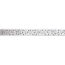 alcadrain Duschrost BUBLE für Duschrinnen, Edelstahl-Matt 950 mm