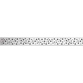 alcadrain Duschrost BUBLE für Duschrinnen, Edelstahl-Matt 950 mm