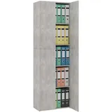 vidaXL Büroschrank 60 x 32 x 190 cm Grau