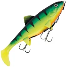 Fox Rage Replicant Shallow - Gummifisch, Farbe:UV Firetiger, Länge/Gewicht:23cm - 125g