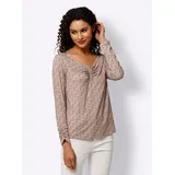 Heine Langarmshirt in sesam-altrosa-bedruckt | Gr.: 34