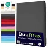 Buymax Spannbettlaken 60x120 70x140 80x200 90x200 100x200 120x200 140x200 160x200 180x200 200x200 Baumwolle Bettlaken Jersey