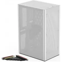 ssupd Meshlicious Full Mesh PCIE 4.0 Edition Mini-ITX Gehäuse - weiß