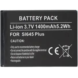 AccuCell Akku kompatibel Bea-Fon SL645/SL645Plus Akku, Li-ion, 3,7V, 1400mAh, 5,2Wh, ICP5/44/55