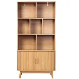 CaliCosy Bücherregal Holzwerkstoff 80/157,5/40 cm braun