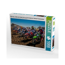 CALVENDO Puzzle CALVENDO Puzzle Motocross - Start zum Großen Preis, 1000 Puzzleteile