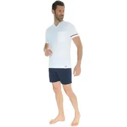 Le Pyjama Français  Pyjamas/ Nachthemden AMBIERLE  in Weiss, EU XXL