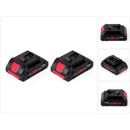 Bosch Akku Starter Set 18 V 2 Stück 4,0 Ah