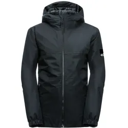 Jack Wolfskin Winterjacke Spirit 2L (wasser- und winddicht, atmungsaktiv, robust) schwarz Kinder