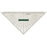 LINEX Geodreieck 28 cm transparent