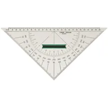 LINEX Geodreieck 28 cm transparent