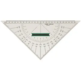 LINEX Geodreieck 28 cm transparent