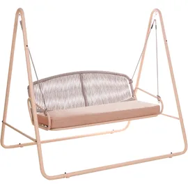 Beliani Norcia Braun 3-Sitzer