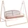 Beliani Norcia Braun 3-Sitzer