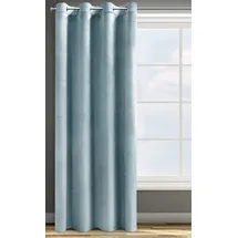 Eurofirany Design91 Samtvorhang Ösen Ösenschal Blickdichte Vorhänge Samt Velours 140x250 Samtvorhänge ROSA (See)