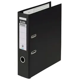 Elba Rado Plast DIN A4 80 mm Schwarz 1 St.