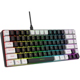 80% Mechanische Tastatur mit 84 Tasten, Kabelgebunden, Typc C, Kabelgebundene Gaming-Tastatur mit RGB-Hintergrundbeleuchtung, Kompakte Mechanische Tastatur für Wins 98 NT 2000